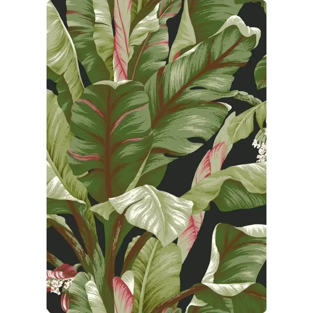 York Tropics Banana Leaf Wallcovering AT7071 Prepasted Approx. 80 Sq. Ft.